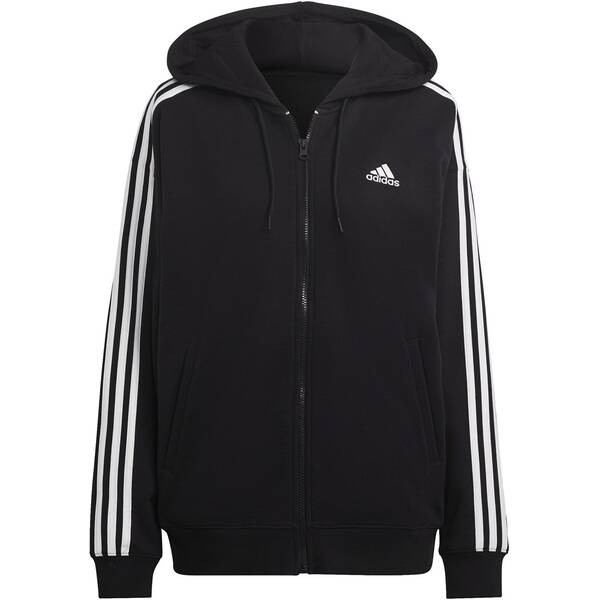 ADIDAS Damen Jacke Essentials 3-Streifen French Terry Oversized von Adidas