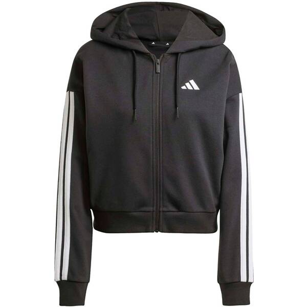ADIDAS Damen Kapuzensweat Essentials 3-Streifen French Terry von Adidas