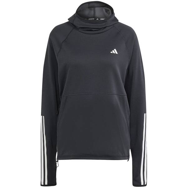 ADIDAS Damen Kapuzensweat Own the Run 3-Streifen von Adidas