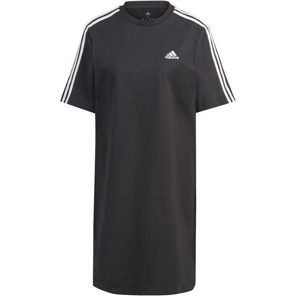ADIDAS Damen Kleid Essentials 3-Streifen Single Jersey Boyfriend -Kleid von Adidas