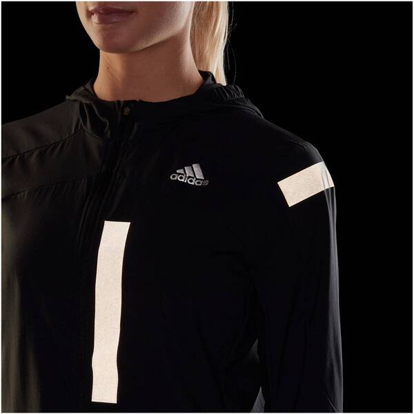 ADIDAS Damen Laufjacke Marathon mit Kapuze von Adidas