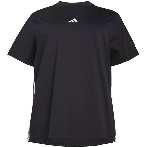 ADIDAS Damen Shirt Essentials 3-Streifen Cotton – Große Größen von Adidas