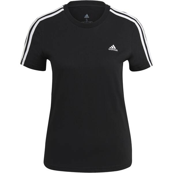 ADIDAS Damen Shirt LOUNGEWEAR Essentials Slim 3-Streifen ADIDAS Damen Shirt LOUNGEWEAR Essentials Slim 3-Streifen von Adidas