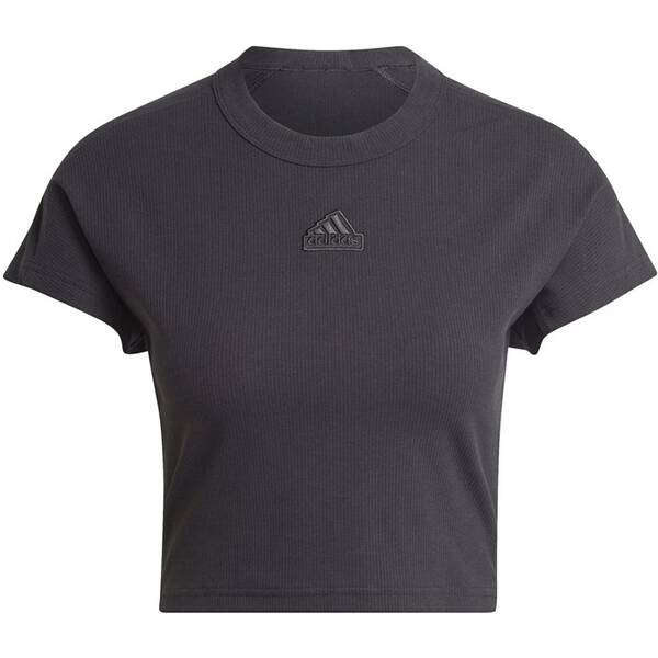 ADIDAS Damen Shirt Lounge Ribbed Crop von Adidas