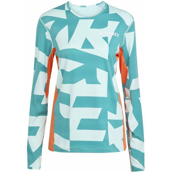 ADIDAS Damen Shirt Mehrschichtige synthetische Basisschicht mit langen Ärmeln von Adidas
