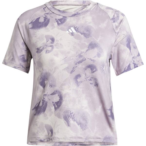 ADIDAS Damen Shirt Train Essentials AOP Flower Tie-Dye von Adidas