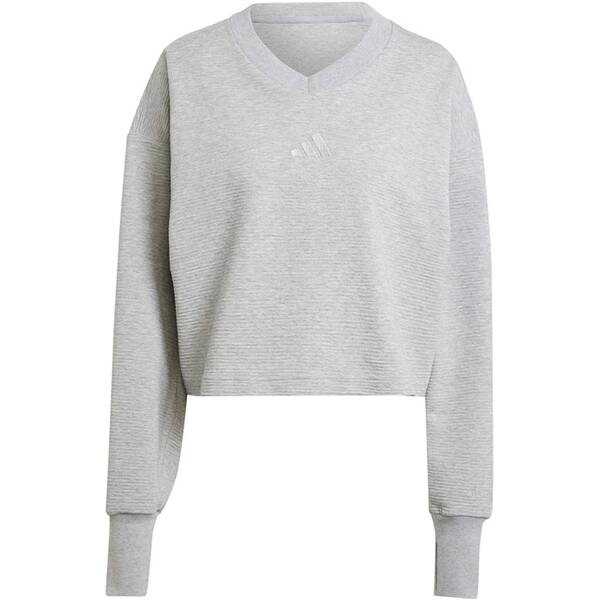 ADIDAS Damen Sweatshirt ALL SZN Ribbed V-Neck von Adidas