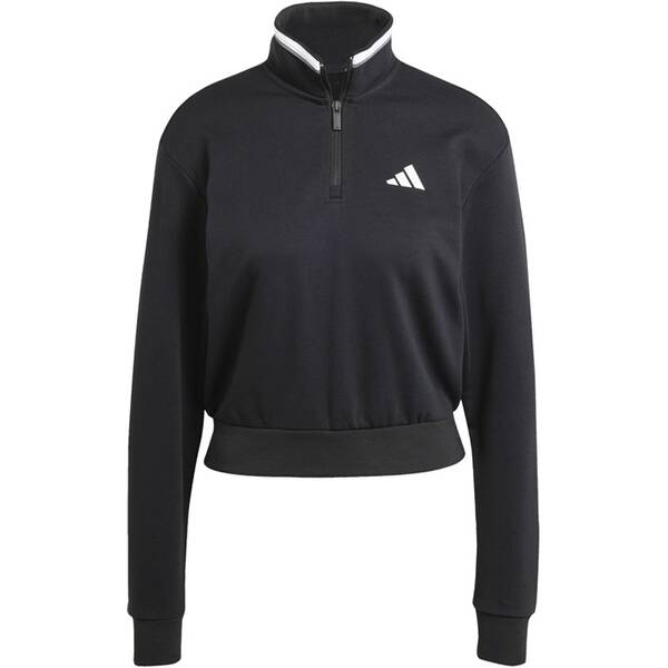 ADIDAS Damen Sweatshirt Essentials Color Pop French Terry Crop Quarter-Zip Originals von Adidas