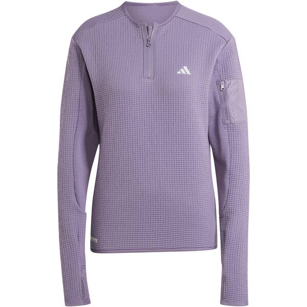 ADIDAS Damen T-Shirt Ultimate Running Conquer the Elements COLD.RDY Half-Zip von Adidas