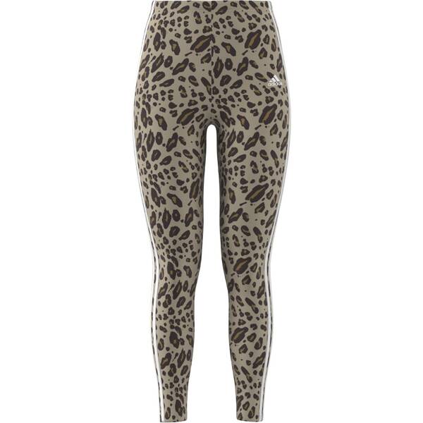 ADIDAS Damen Tight Essentials 3-Streifen Animal Print von Adidas