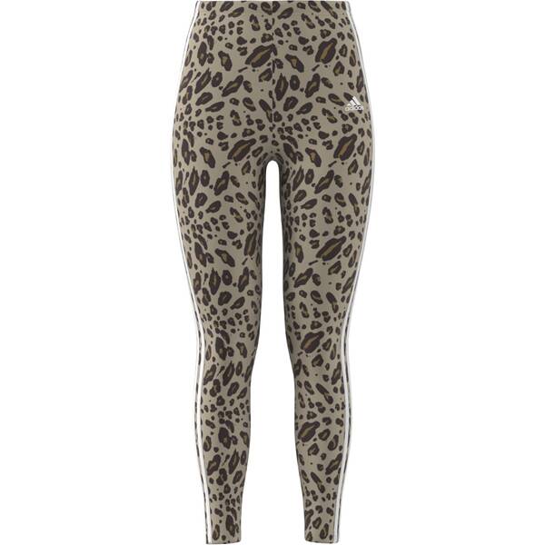 ADIDAS Damen Tight Essentials 3-Streifen Animal Print von Adidas