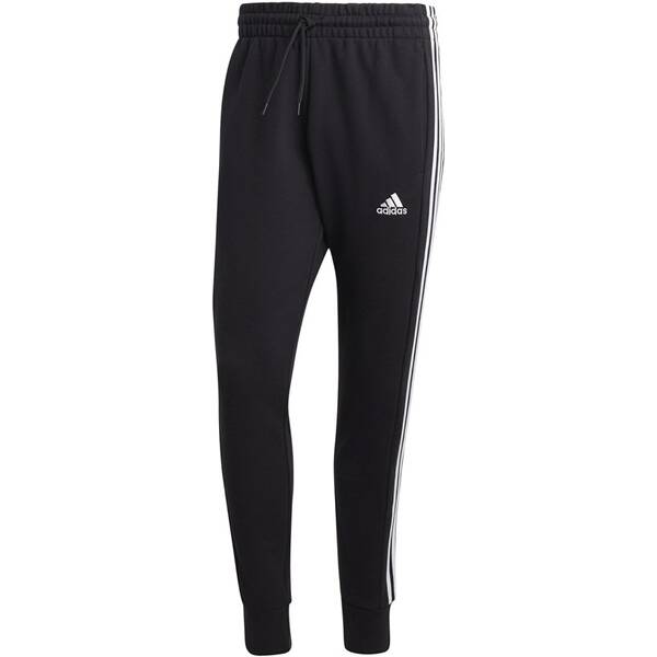 ADIDAS Herren Hose Essentials French Terry Tapered Cuff 3-Streifen (normal & lang) von Adidas