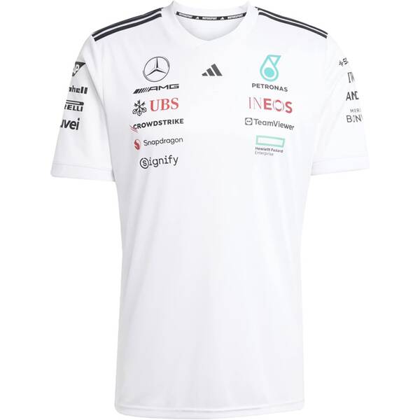 ADIDAS Herren Hemd Mercedes - AMG Petronas Formula One Team White Driver von Adidas