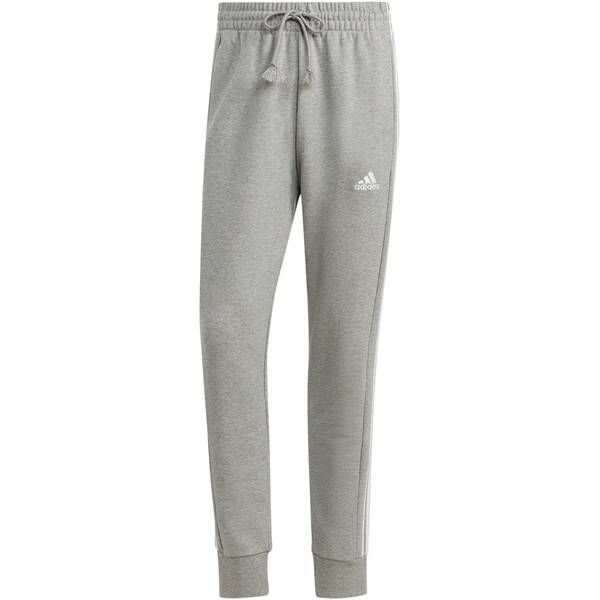 ADIDAS Herren Hose Essentials French Terry Tapered Cuff 3-Streifen (normal & lang) von Adidas