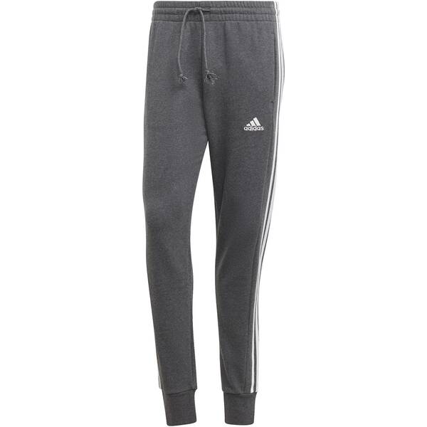 ADIDAS Herren Hose Essentials French Terry Tapered Cuff 3-Streifen von Adidas