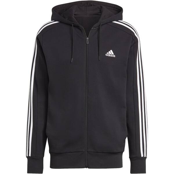 ADIDAS Herren Kapuzensweat Essentials French Terry 3-Streifen von Adidas