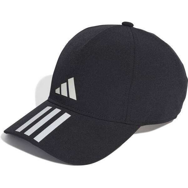 ADIDAS Herren Mütze 3-Streifen AEROREADY Running Training Baseball von Adidas