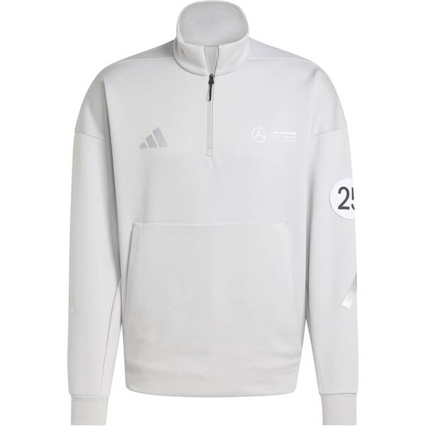 ADIDAS Herren Sweatshirt Mercedes–AMG Petronas Formula One Team Silver Arrows Half-Zip von Adidas