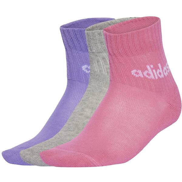 ADIDAS Kinder Socken Kids Linear Ankle, 5 Paar von Adidas