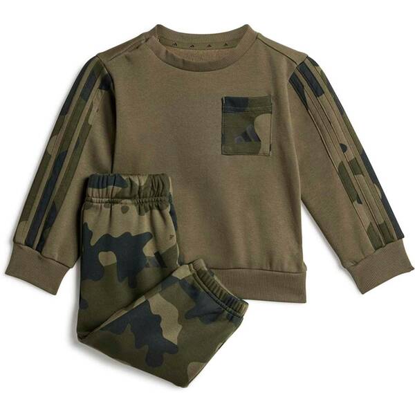 ADIDAS Kinder Sportanzug Seasonal Essentials Camo Fleece French Terry Kinder von Adidas
