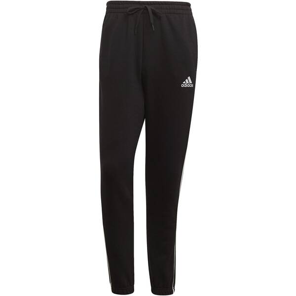 ADIDAS Herren Essentials Fleece Tapered Elastic Cuff 3-Streifen Hose von Adidas