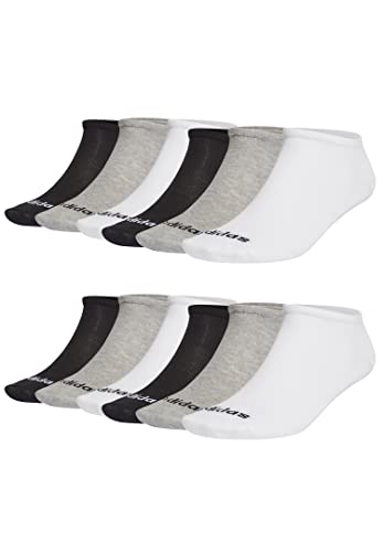 adidas 12 Paar Low Cut Sneaker Socken Unisex Kurzsocke weiss, Farbe:schwarz - weiß - grau, Socken & Strümpfe:43-45 adidas 12 Paar Low Cut Sneaker Socken Unisex Kurzsocke weiss, Farbe:schwarz - weiß - grau, Socken & Strümpfe:43-45 von adidas