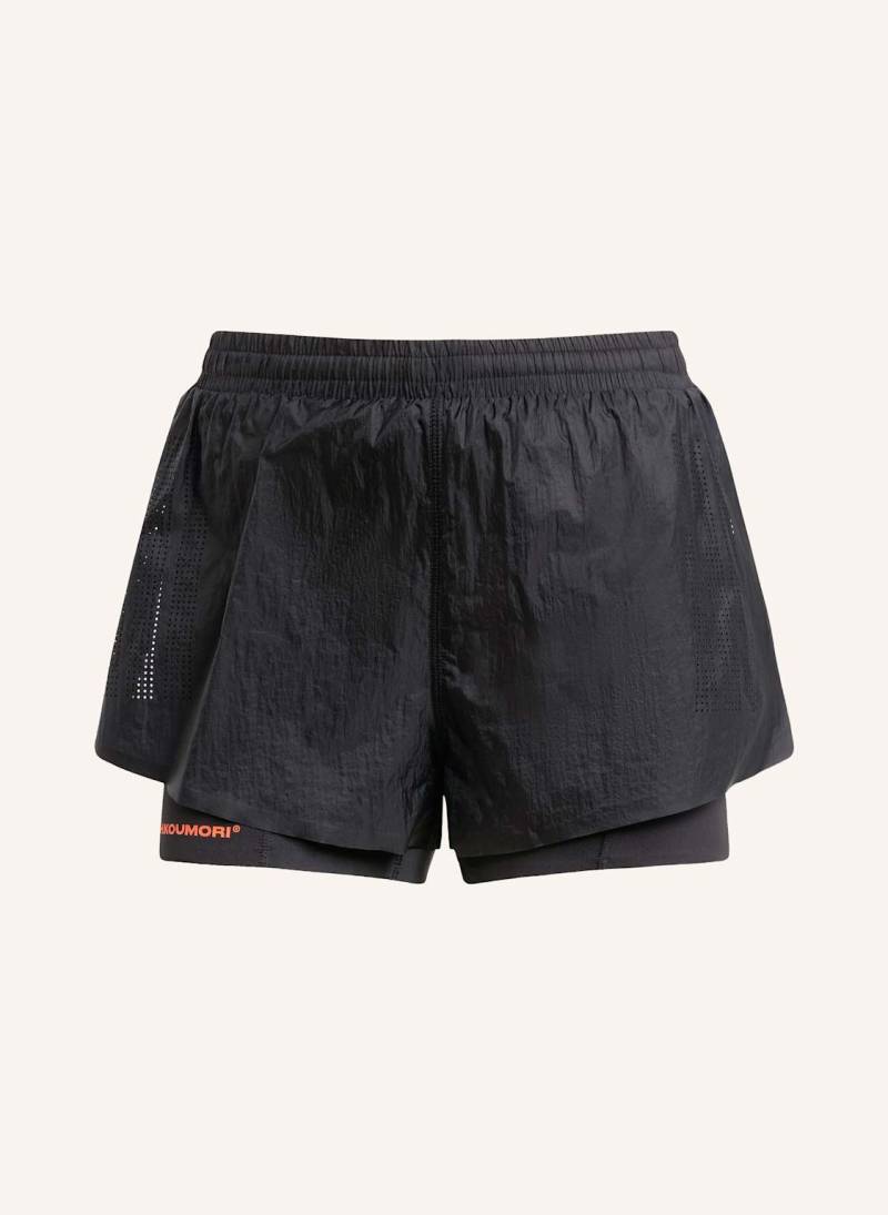 Adidas 2-In-1-Laufshorts adi365 Hermanos Koumori schwarz von Adidas