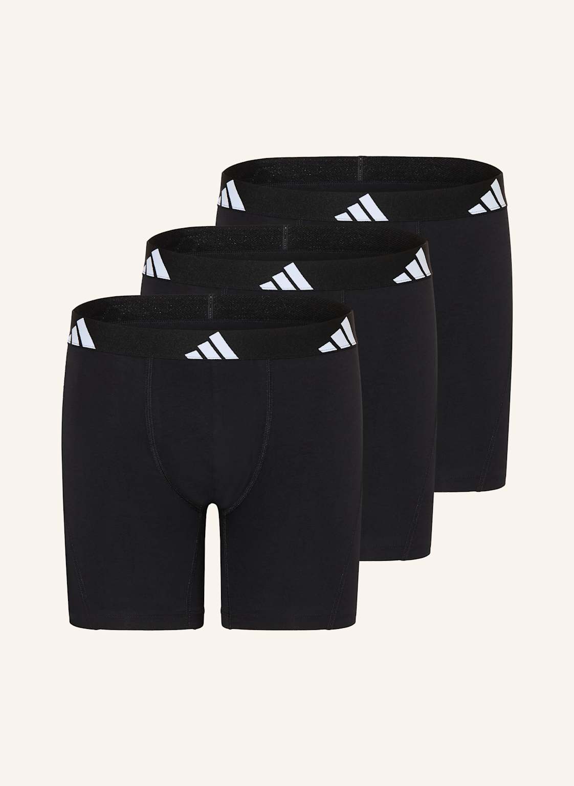 Adidas 3er-Pack Boxershorts Active Flex Cotton schwarz von Adidas