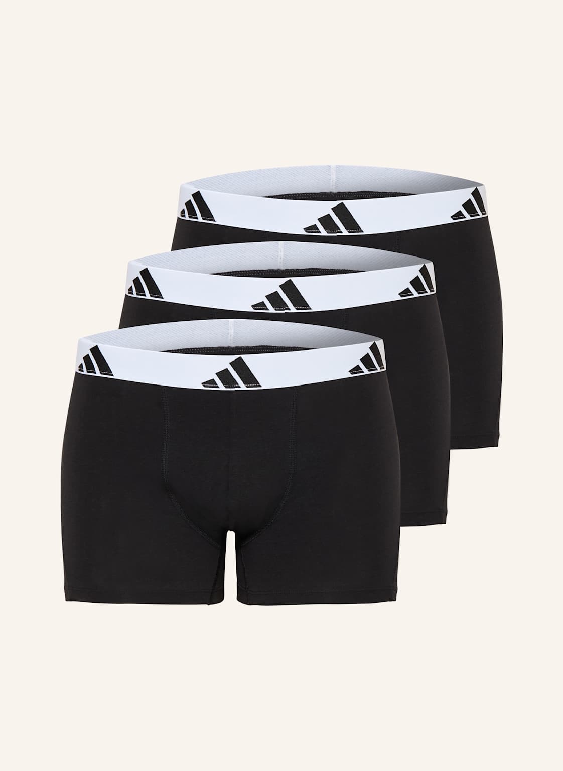 Adidas 3er-Pack Boxershorts Active Flex Cotton schwarz von Adidas