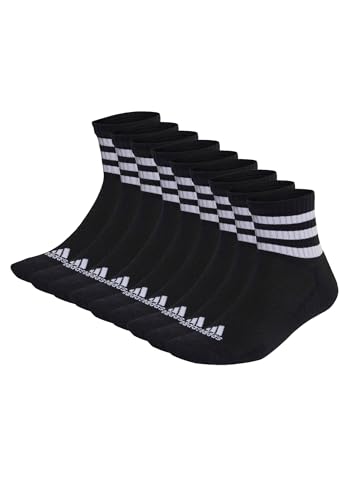 adidas 9 Paar C Sportswear MID 9p Mid Cut Socken Unisex Sportsocken, Farbe:Black, Socken & Strümpfe:40-42 von adidas