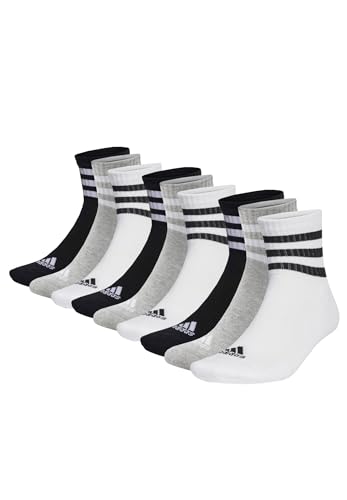 adidas 9 Paar C Sportswear MID 9p Mid Cut Socken Unisex Sportsocken, Farbe:Multi, Socken & Strümpfe:37-39 von adidas