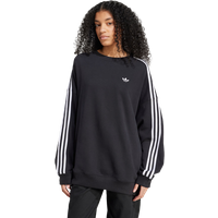 Adidas Adicolor 3-stripes Adilenium Sweatshirt Damen Sweatshirts - Schwarz - Größe 34 - Netz/Synthetik von Adidas