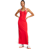 Adidas Adicolor 3-stripes Tank Maxi Dress Damen Röcke - Rot - Größe 40 - Baumwoll-Jersey von Adidas