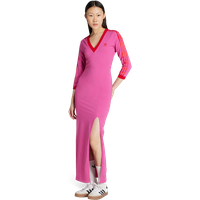 Adidas Adicolor Classics 3-stripes Maxi Dress Damen Röcke - Rosa - Größe 38 - Baumwoll-Jersey von Adidas