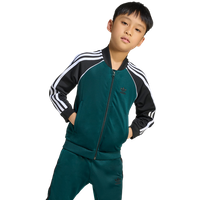 Adidas Adicolor Sst Track Suit Kinder Trainingsanzüge - Grün - Größe 123 - 128 CM - Poly Mesh von Adidas