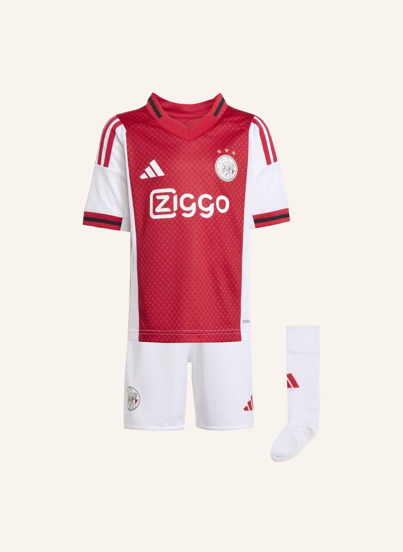 Adidas Ajax 25/26 Kids Mini-Heimausrüstung weiss von Adidas