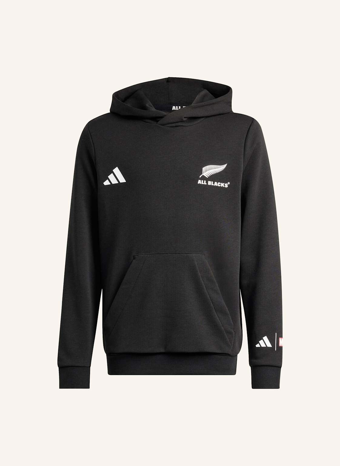 Adidas All Blacks X Marvel Kapuzenjacke Kinder schwarz von Adidas