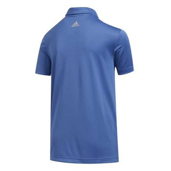 adidas Boys THREE STRIPE Halbarm Polo blau von Adidas