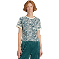 Adidas Cali Damen T-Shirts - Weiß - Größe 36 - Netz/Synthetik von Adidas