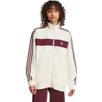 Adidas Colorblock Sports Jacket Damen Jacken - Weiß - Größe 40 - Baumwoll-Jersey von Adidas