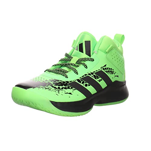 Adidas Cross Em Up 5 Shoes Wide Basketball-Schuhe, Team solar Green/core Black/core Black, 40 EU von adidas
