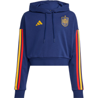 Adidas DNA Damen Kapuzenpullover - Blau - Größe 42 - Baumwoll-Jersey von Adidas