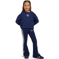 Adidas Disney Crew Flared Leggings Set Kinder Trainingsanzüge - Blau - Größe 99 - 104 CM - Baumwoll-Jersey von Adidas