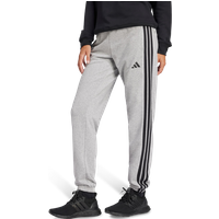 Adidas Essentials 3-stripes Cuffed Joggers + Damen Hosen - Grau - Größe 42 - Baumwoll-Jersey von Adidas