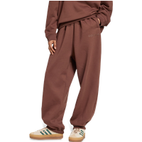Adidas Essentials Linear Jogger Pant Oversized Damen Hosen - Braun - Größe 40 - Baumwoll-Jersey von Adidas