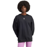 Adidas Essentials Oversized Sweatshirt Damen T-Shirts - Schwarz - Größe 42 - Baumwoll-Jersey von Adidas
