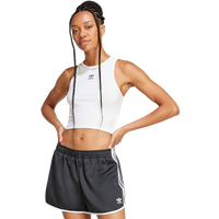 Adidas Essentials Ribbed Tank Top Damen T-Shirts - Weiß - Größe 38 - Baumwoll-Jersey von Adidas