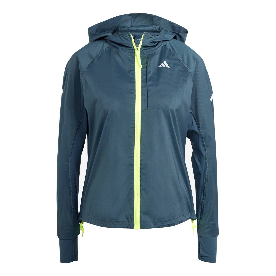 Adidas Fast Running Damen Laufjacke blau Gr. S von Adidas