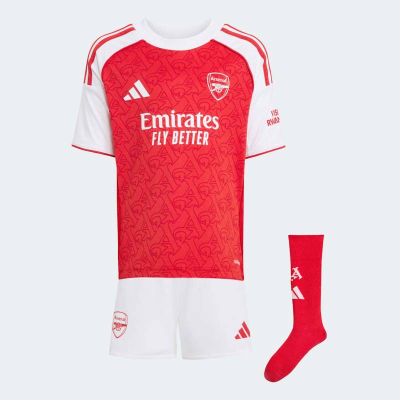 Adidas Fc Arsenal 25/26 Kids Mini-Heimausrüstung rot von Adidas
