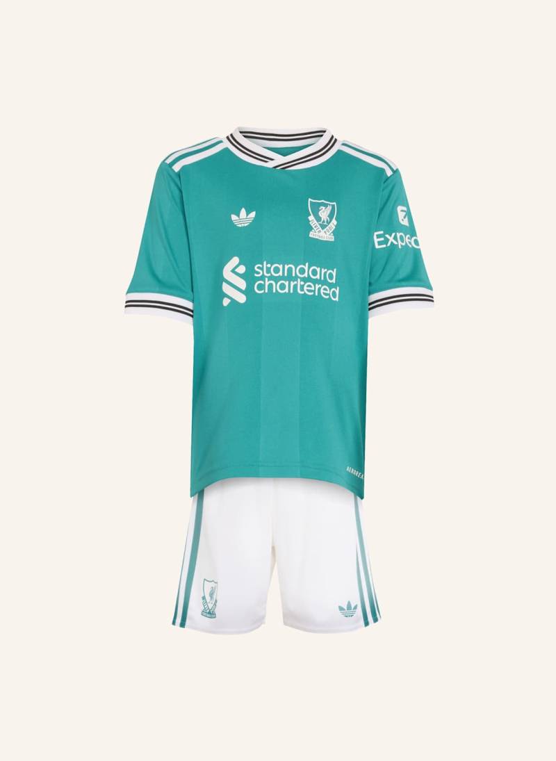 Adidas Fc Liverpool 25/26 Ausweichausrüstung Für Kinder gruen von Adidas